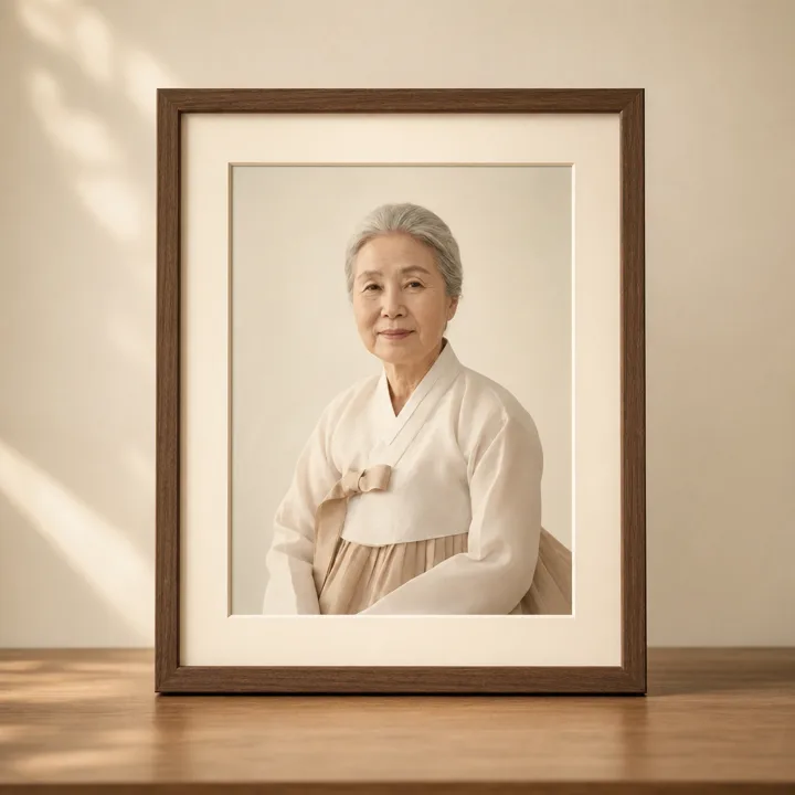 영정사진 제공